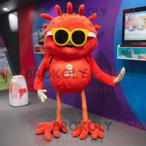 Spider mascot costume...