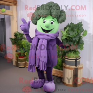 Lavender Broccoli mascot...
