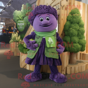 Lavendel Broccoli maskot...