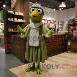 Olive Hens mascot costume...