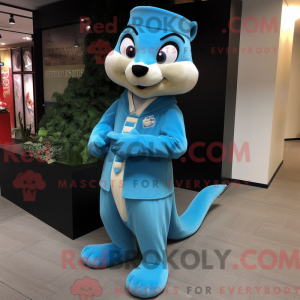 Sky Blue Weasel máscara de...