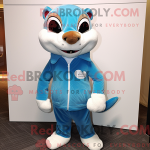 Postava maskota Sky Blue...