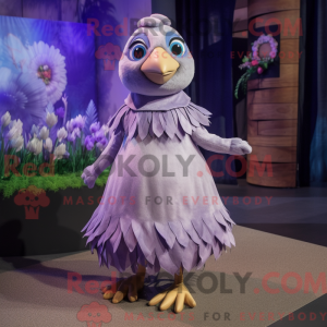 Lavender Quail mascot...