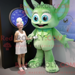 Green Tooth Fairy mascot...