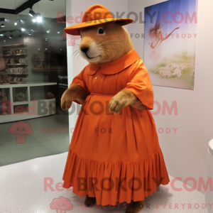 Postava maskota Capybara...