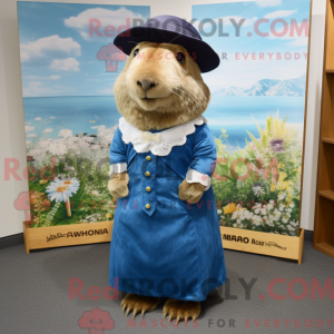 Capybara mascot costume...