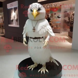 White Hawk-mascottekostuum...