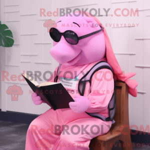 Pink Pukkelhval maskot...