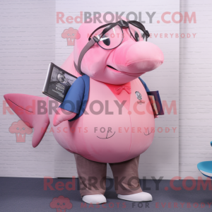 Pink Pukkelhval maskot...
