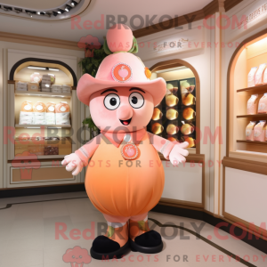Peach Hourglass mascot...
