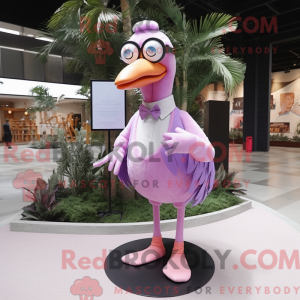 Lavender Flamingo mascot...