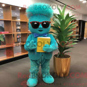 Turquoise Pineapple mascot...