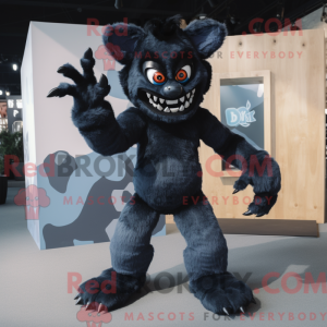 Black Demon-mascottekostuum...