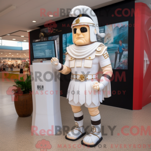 White Roman Soldier mascot...