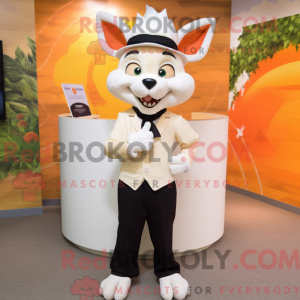 Postava maskota Cream Fox...