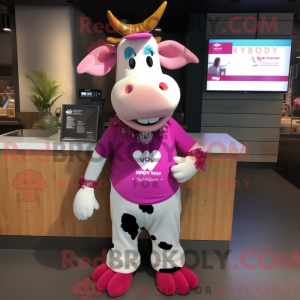 Magenta Holstein Cow...