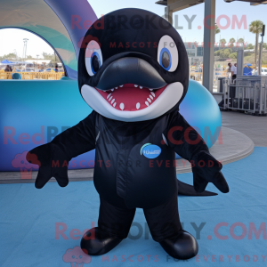 Black Killer Whale mascot...