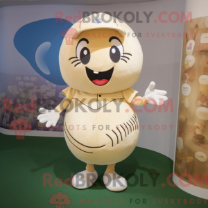 Beige honkbalbal...