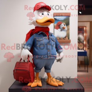 Postava maskota červené...