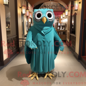 Postava maskota Teal Owl...