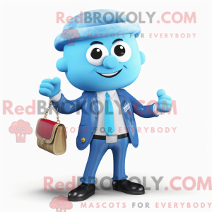 Sky Blue Candy maskot...