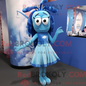 Blue Shrimp Scampi mascot...