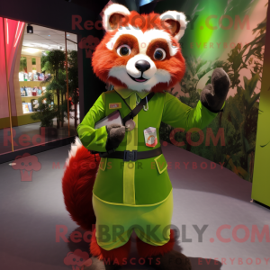 Lime Green Red Panda...