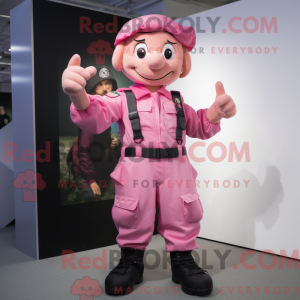 Pink Commando mascot...