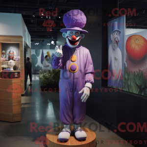 Lavender Clown mascot...