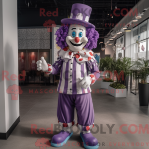 Lavender Clown mascot...