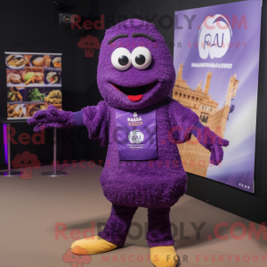 Purple Paella mascot...