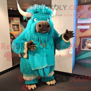 Costume de mascotte de yak...