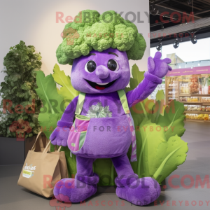 Lavender Broccoli mascot...