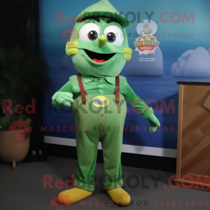 Olive Ray mascot costume...