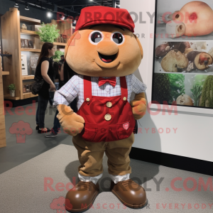 Red Potato mascot costume...