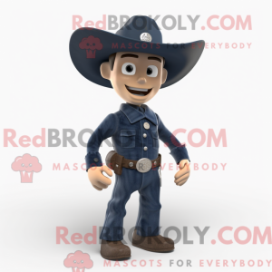 Navy Cowboy-mascottekostuum...