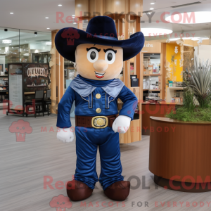 Navy Cowboy-mascottekostuum...