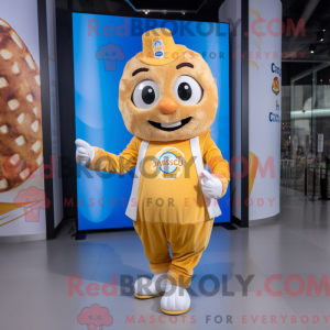 Croissant mascot costume...