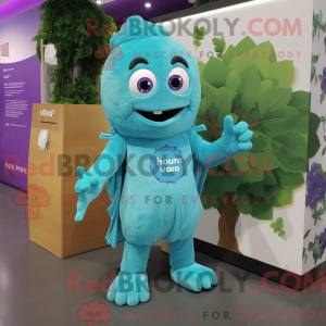 Turquoise Grape mascot...