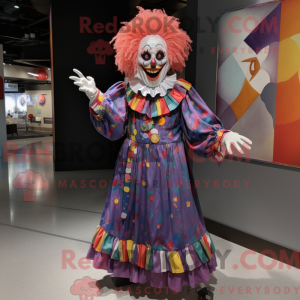 Evil Clown mascot costume...
