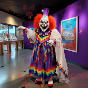 Böser Clown Maskottchen...
