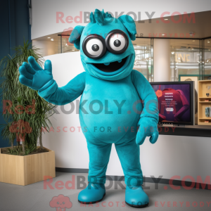 Costume mascotte de Cyclope...