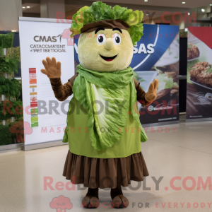 Brown Caesar Salad mascot...