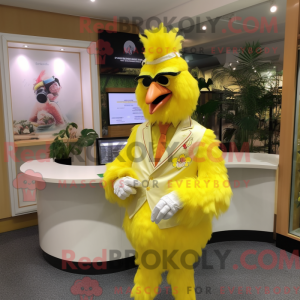 Costume mascotte de coq...