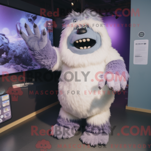 Lavender Yeti mascot...