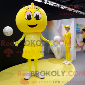 Lemon Yellow Handball Ball...