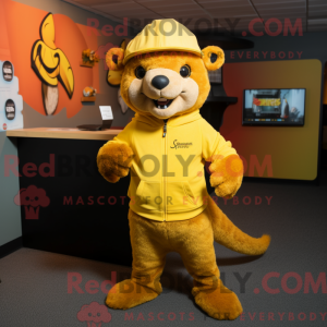 Yellow Mongoose mascot...