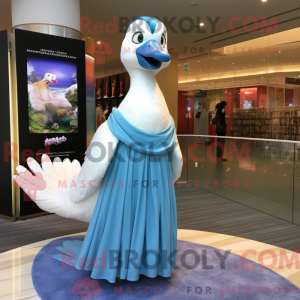 Postava maskota Sky Blue...