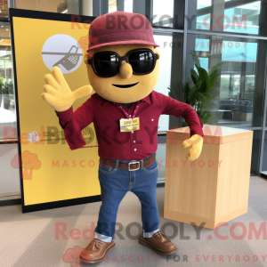 Maroon Attorney mascot...