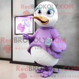 Lavender Dove mascot...